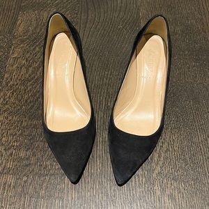 J Crew black pumps size 6.